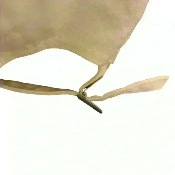 Champion Script Logo Hat Adjustable One Size White/Cream Baseball Cap Unisex - Picture 4 of 8